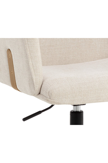 Modern European furniture - Curved Upholstered Office Chair - www.oroa.com