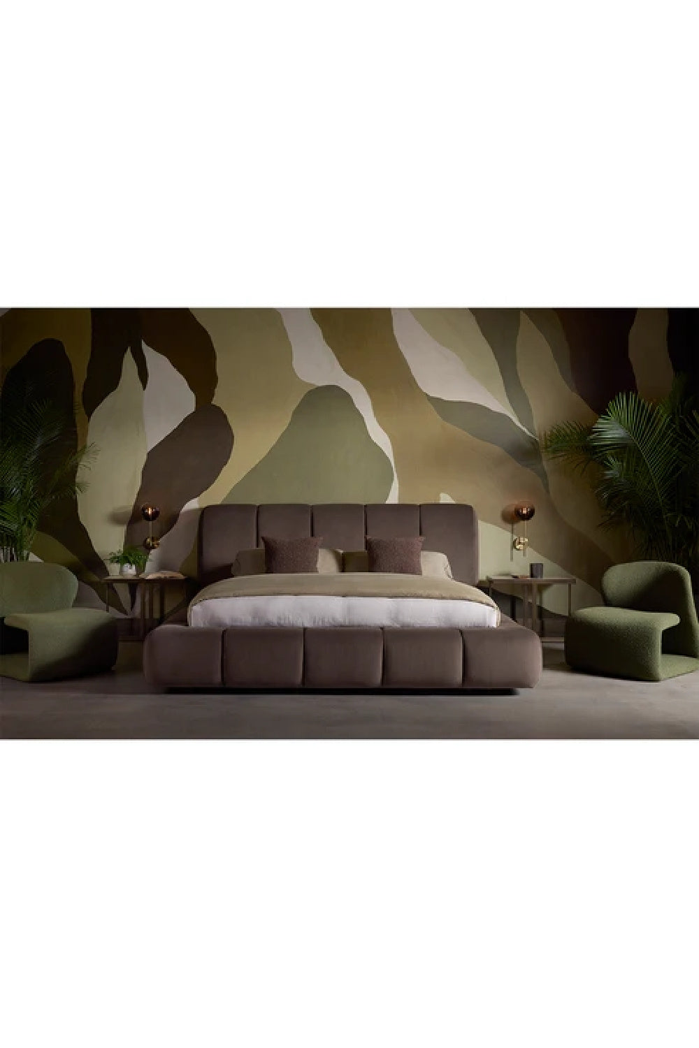 Gold Framed Marble Side Table | Splendido Kamali | Oroa.com