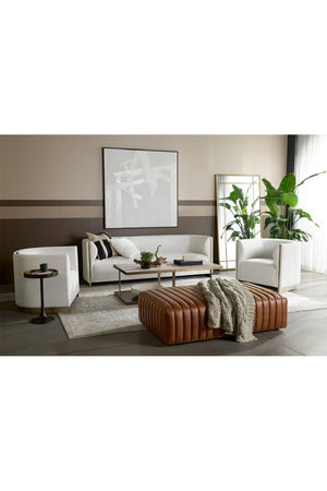 Beige Marble Rectangular Coffee Table | Splendido Kamali | Oroa.com