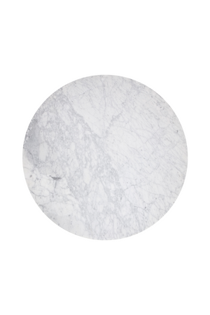 White Marble Round Dining Table | Splendido Bijon | Oroa.com