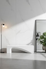 Modern European furniture - Textured Concrete Bench - www.oroa.com