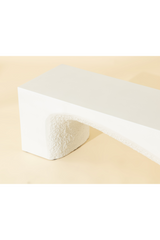 Modern European furniture - Textured Concrete Bench - www.oroa.com