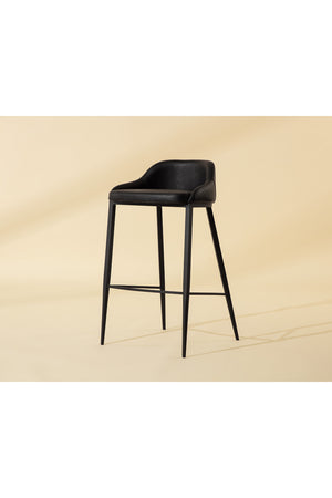 Low-Back Leather Look Bar Stool | Splendido Astra | Oroa.com