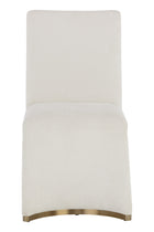Modern European furniture - Fabric Upholstered Modern Dining Chairs (2) - www.oroa.com
