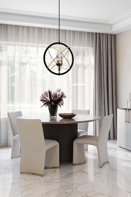 Modern European furniture - Fabric Upholstered Modern Dining Chairs (2) - www.oroa.com

