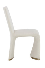 Modern European furniture - Fabric Upholstered Modern Dining Chairs (2) - www.oroa.com
