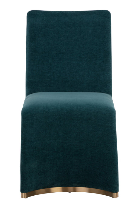 Modern European furniture - Fabric Upholstered Modern Dining Chairs (2) - www.oroa.com
