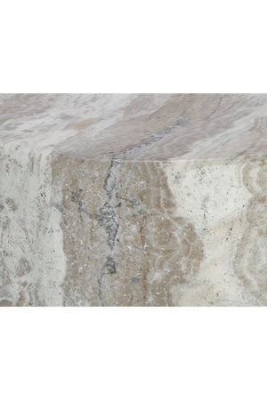 Modern European furniture - Marble Look Indoor/Outdoor End Table - www.oroa.com