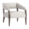 Modern European furniture - Brown Oak Leather Lounge Chair - www.oroa.com