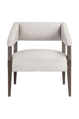 Modern European furniture - Brown Oak Leather Lounge Chair - www.oroa.com