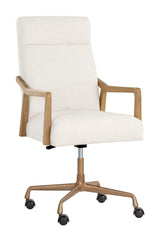 Modern European furniture - High-Back Ivory Office Chair - www.oroa.com