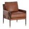 Modern European furniture - Vintage Style Leather Lounge Chair - www.oroa.com