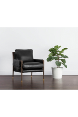 Modern European furniture - Vintage Style Leather Lounge Chair - www.oroa.com