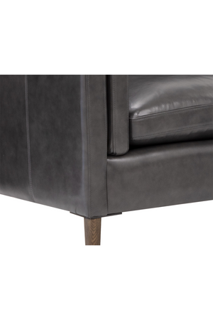 Black Leather Sofa | Splendido Richmond