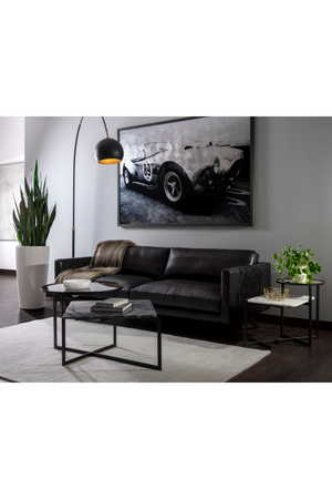 Retro-Inspired Leather Sofa | Splendido Rogers