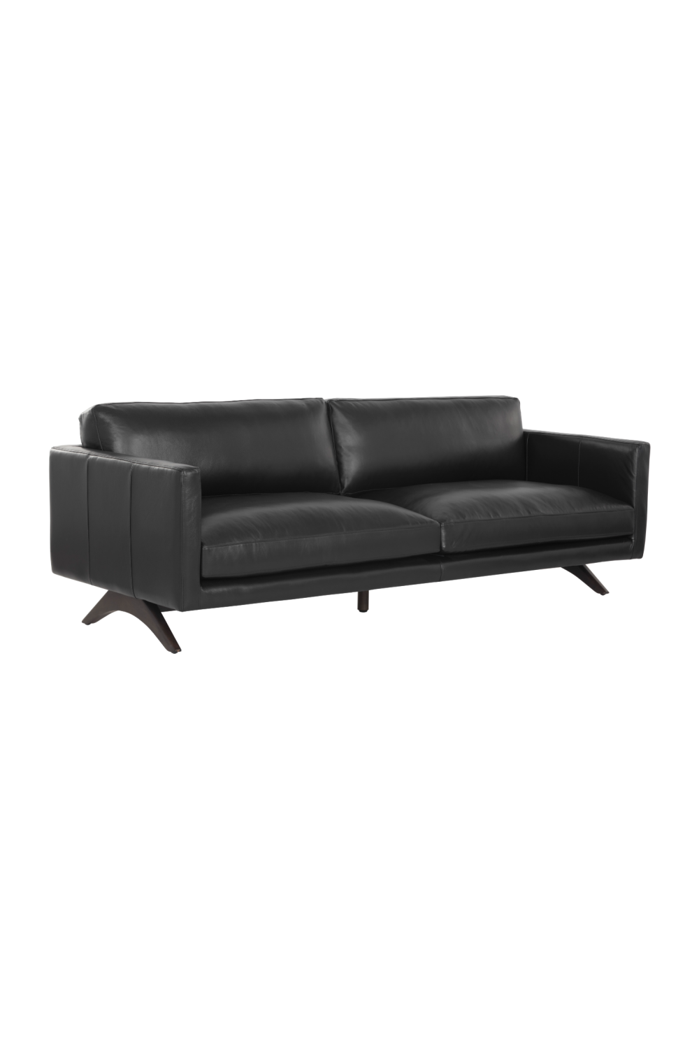 Retro-Inspired Leather Sofa | Splendido Rogers