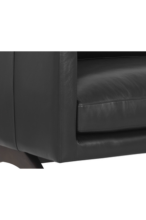 Retro-Inspired Leather Sofa | Splendido Rogers