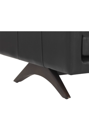 Retro-Inspired Leather Sofa | Splendido Rogers