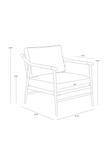 Modern European furniture - Light Gray Fabric Lounge Chair - www.oroa.com