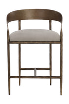 Modern European furniture - Hammered Metal Counter Stool - www.oroa.com