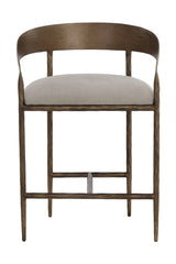 Modern European furniture - Hammered Metal Counter Stool - www.oroa.com