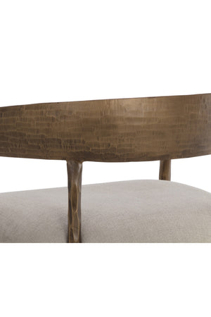 Hammered Metal Counter Stool | Splendido Zanatta | Oroa.com