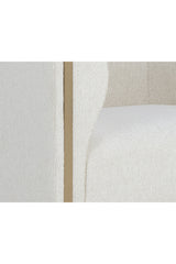 Modern European furniture - Gold Inlay Curved Lounge Chair - www.oroa.com