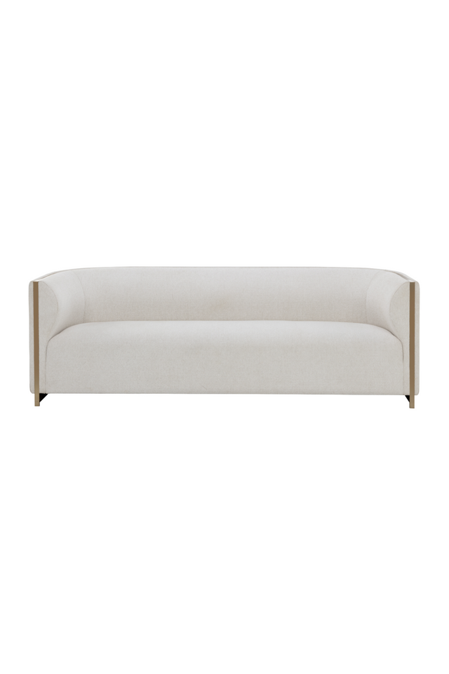 Gold Inlay Curved Sofa | Splendido Larron | Oroa.com
