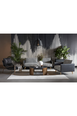 Scooped Leather Lounge Chair | Splendido Zancor