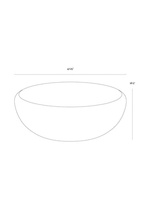Contemporary Round Indoor/Outdoor Coffee Table | Splendido Lolite | Oroa.com