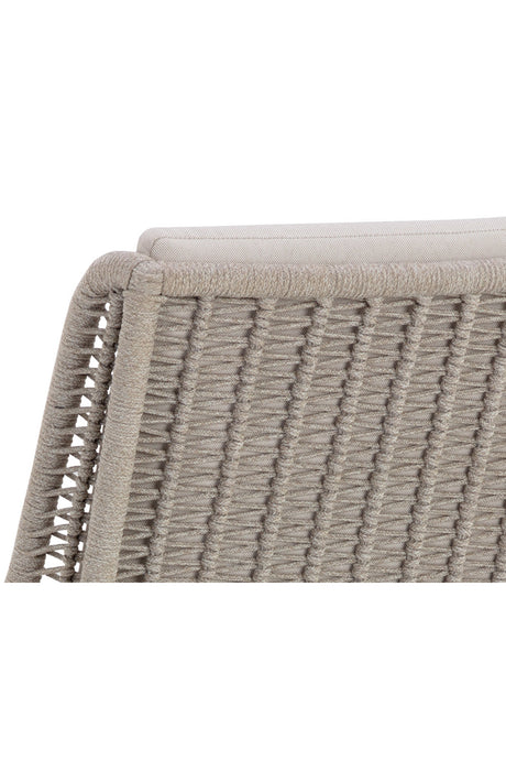 Modern European furniture - Contemporary Indoor/Outdoor Teak & Woven Dining Chair - www.oroa.com