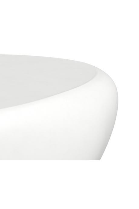 Modern European furniture - Sculpted Concrete Indoor/Outdoor Coffee Table - www.oroa.com
