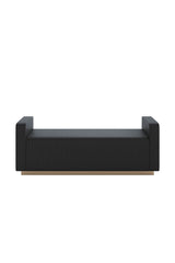 Modern European furniture - Channel-Tufted Fabric Bench - www.oroa.com