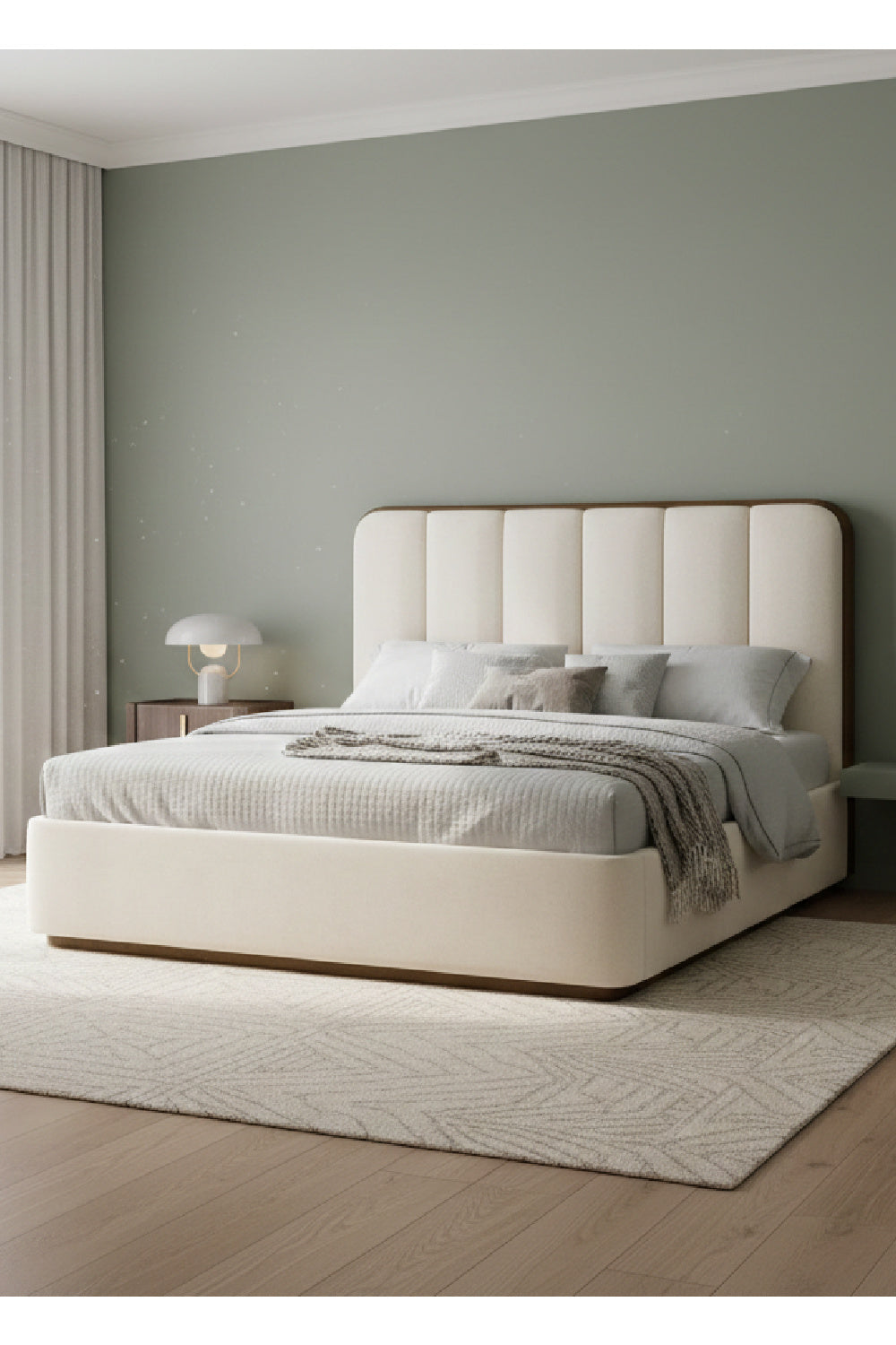 Channel Tufted Bed | Splendido Jamille | Oroa.com