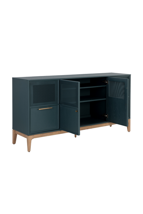 Modern European furniture - Teal Oak Sideboard - www.oroa.com