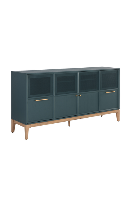 Modern European furniture - Teal Oak Sideboard - www.oroa.com