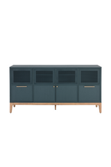 Modern European furniture - Teal Oak Sideboard - www.oroa.com