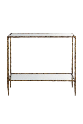 Hand-hammered Metal Nightstand by Splendido Emine