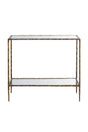 Modern European furniture - Hand-hammered Metal Nightstand - www.oroa.com