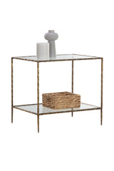 Modern European furniture - Hand-hammered Metal Nightstand - www.oroa.com