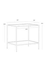 Modern European furniture - Hand-hammered Metal Nightstand - www.oroa.com
