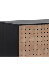 Modern European furniture - Sueded Tan Leather Sideboard - www.oroa.com