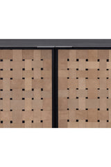 Modern European furniture - Sueded Tan Leather Sideboard - www.oroa.com