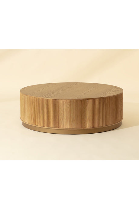 Modern European furniture - Reeded Oak Coffee Table - www.oroa.com