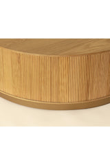 Modern European furniture - Reeded Oak Coffee Table - www.oroa.com