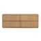 Modern European furniture - Reeded Oak 4-Drawer Dresser - www.oroa.com