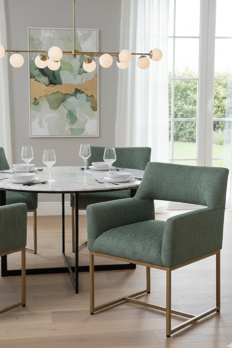 Teal Cutout-Back Dining Chair | Splendido Greco | Oroa.com