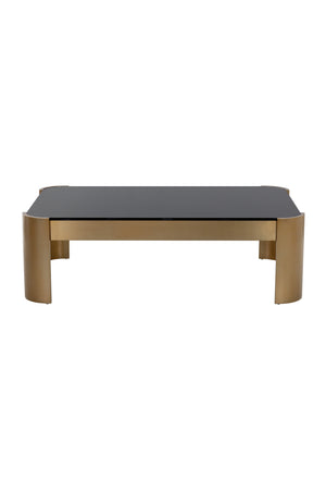Black Glass Rectangular Coffee Table | Splendido Irvine | Oroa.com