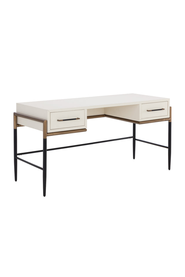 Modern European furniture - Painted Wood Office Desk - www.oroa.com