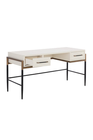 Modern European furniture - Painted Wood Office Desk - www.oroa.com